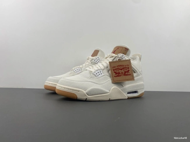 TBkick x 4 AO2571-100 'White' Levi's Jordan Air 0813